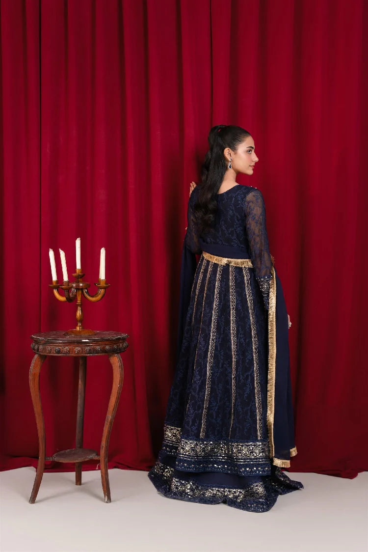 Picture of Manahils - B 007-Navy Blue - Available at Raja Sahib