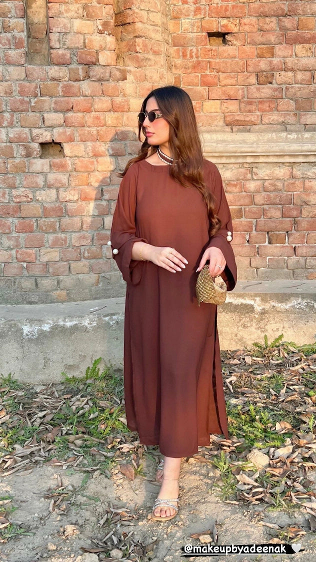 Picture of Manahils - Brown Pearls - Available at Raja Sahib