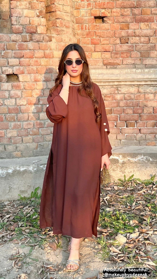 Picture of Manahils - Brown Pearls - Available at Raja Sahib