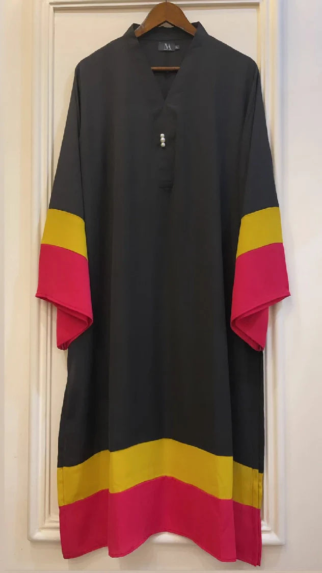 Picture of Manahils - Black Shirt - Available at Raja Sahib