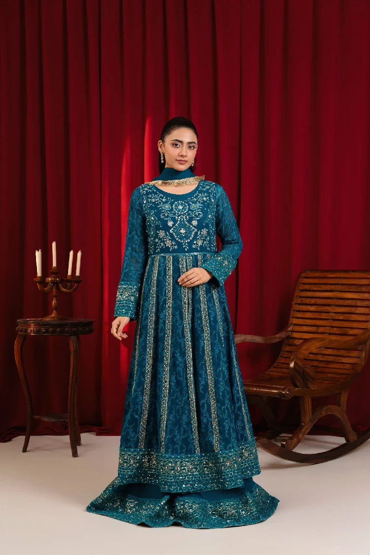 Picture of Manahils - B-007-Teal - Available at Raja Sahib