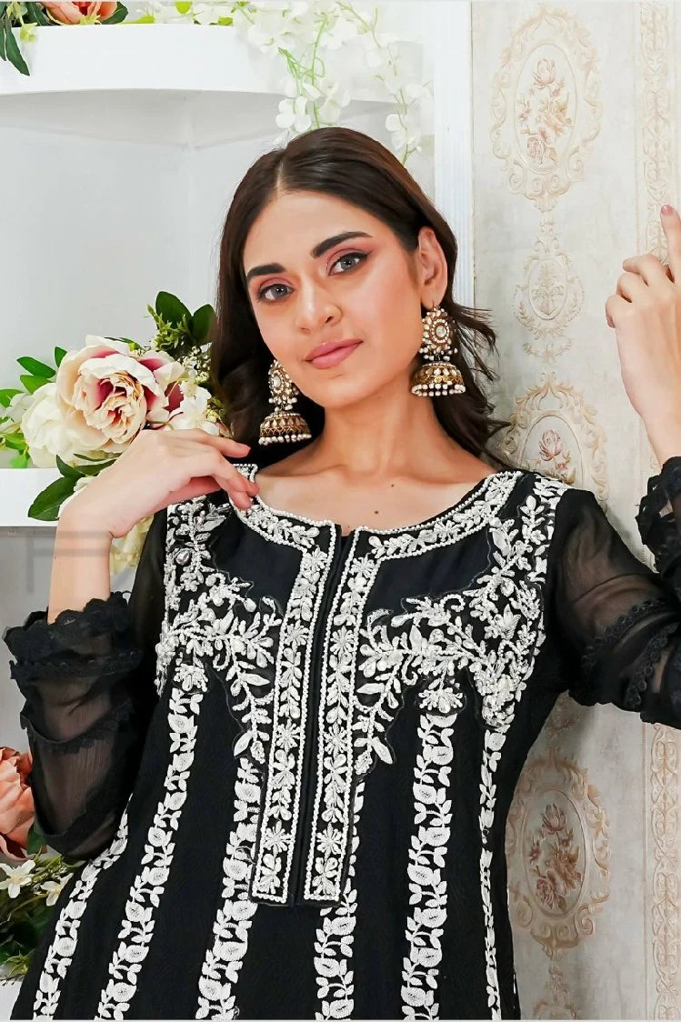 Picture of Manahils - K-183-Black Grace - Available at Raja Sahib