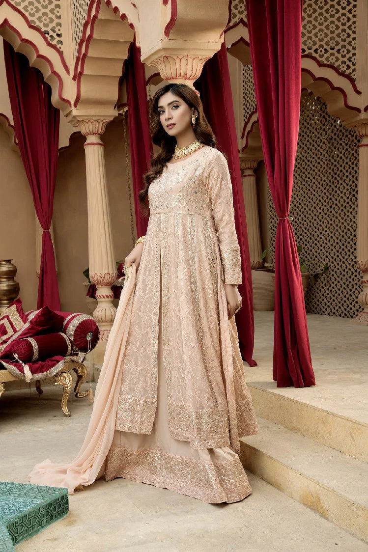 Picture of Manahils - Kurti-B-007-Peach - Available at Raja Sahib