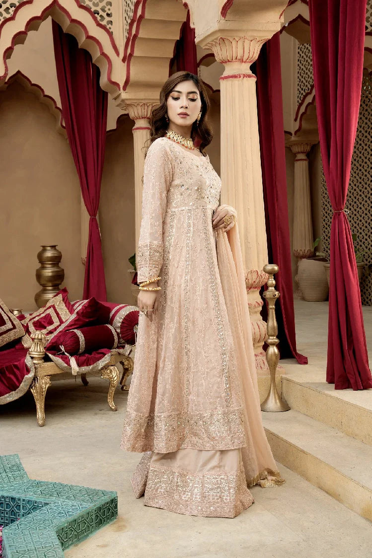 Picture of Manahils - Kurti-B-007-Peach - Available at Raja Sahib