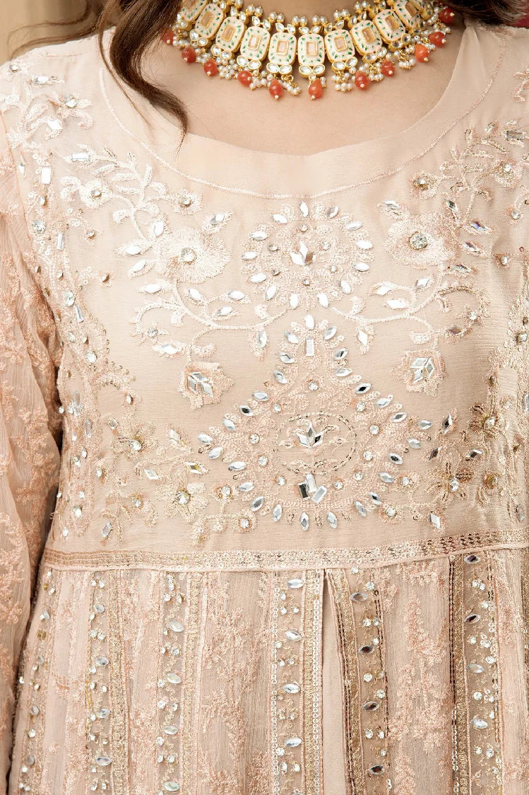 Picture of Manahils - Kurti-B-007-Peach - Available at Raja Sahib