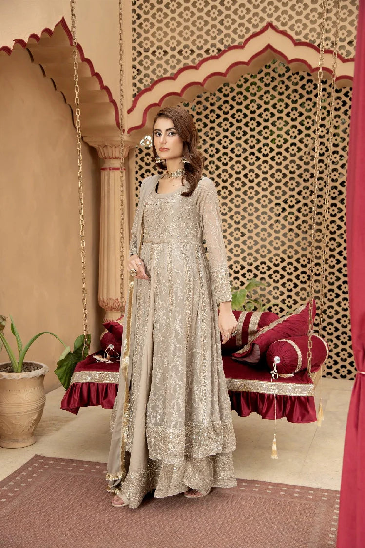 Picture of Manahils - Kurti-B-007-Sand - Available at Raja Sahib
