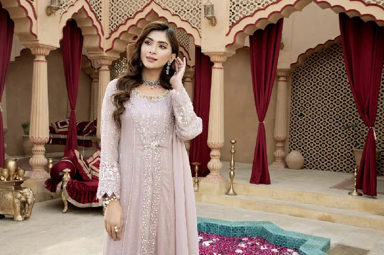 Picture of Manahils - Kurti-B-005-Lilac - Available at Raja Sahib