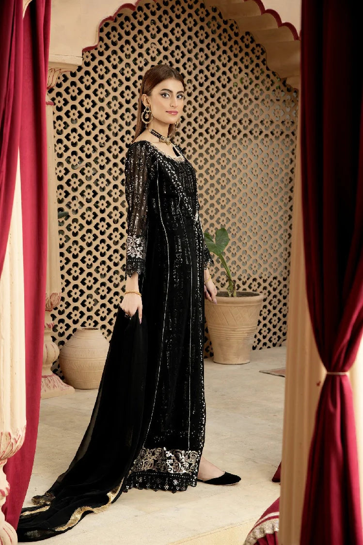 Picture of Manahils - Kurti-B-005-Black - Available at Raja Sahib