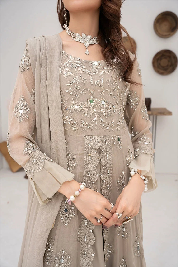 Picture of Manahils - Kurti-B-006-Camel Brown - Available at Raja Sahib