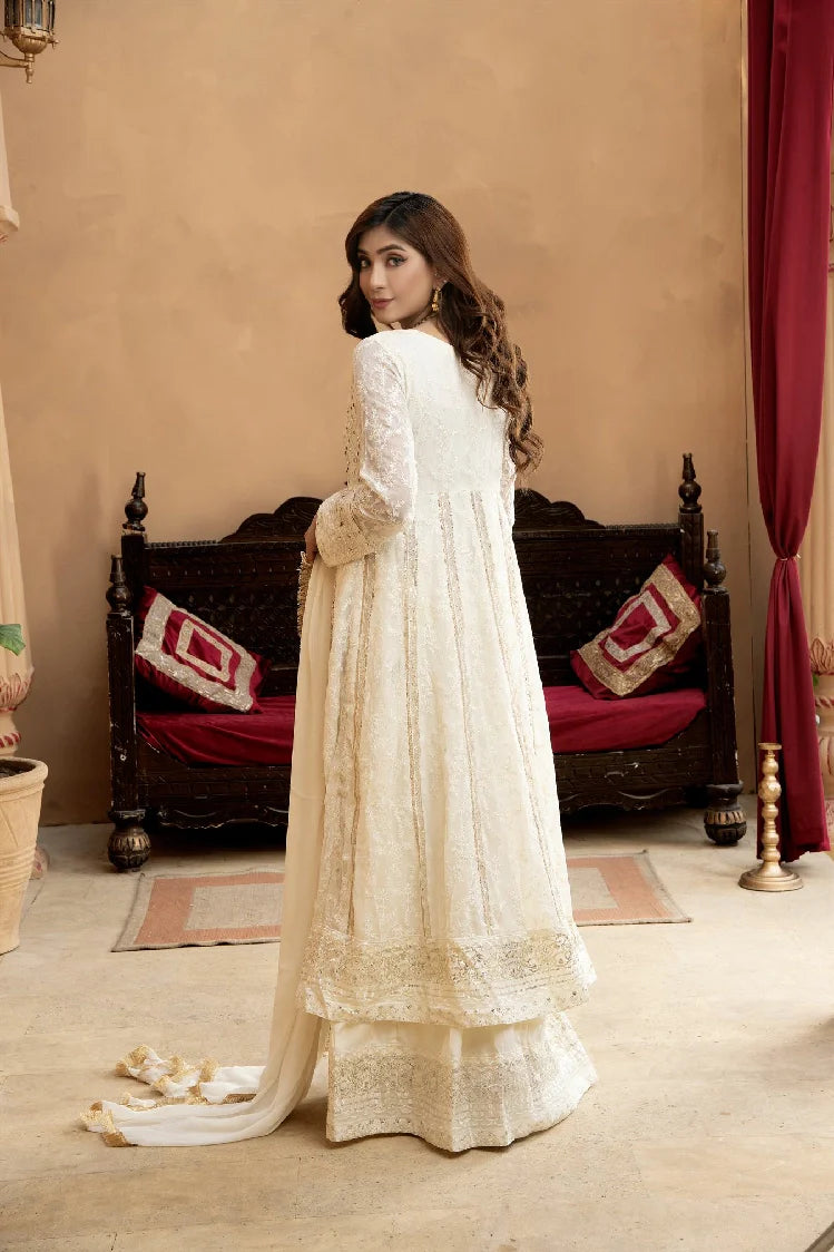 Picture of Manahils - Kurti-B-007-Off White - Available at Raja Sahib