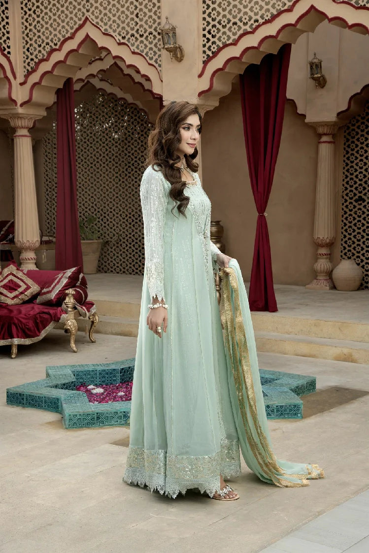 Picture of Manahils - Kurti-B-005-Aqua - Available at Raja Sahib