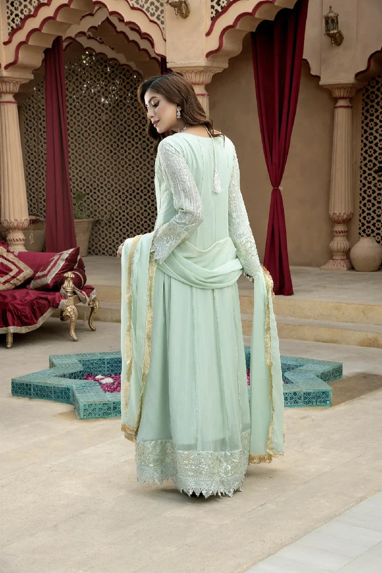 Picture of Manahils - Kurti-B-005-Aqua - Available at Raja Sahib