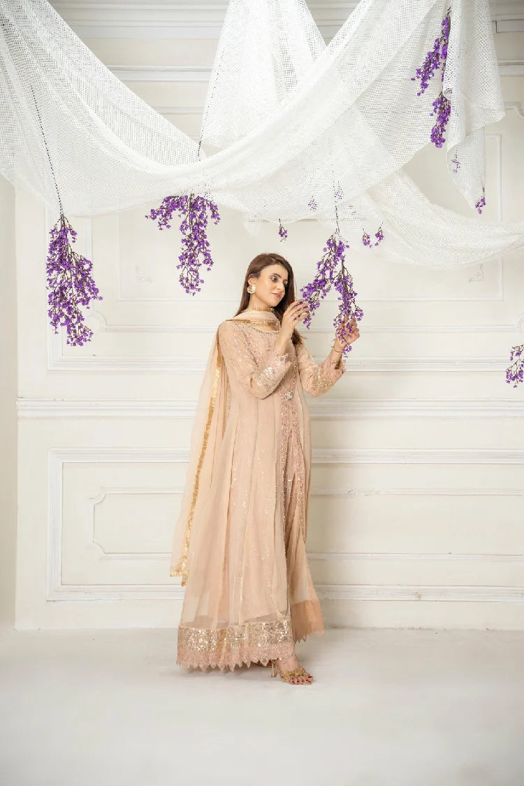 Picture of Manahils - Kurti-B-005-Peach - Available at Raja Sahib