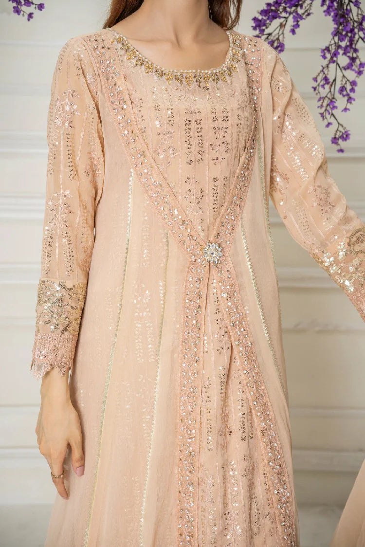 Picture of Manahils - Kurti-B-005-Peach - Available at Raja Sahib