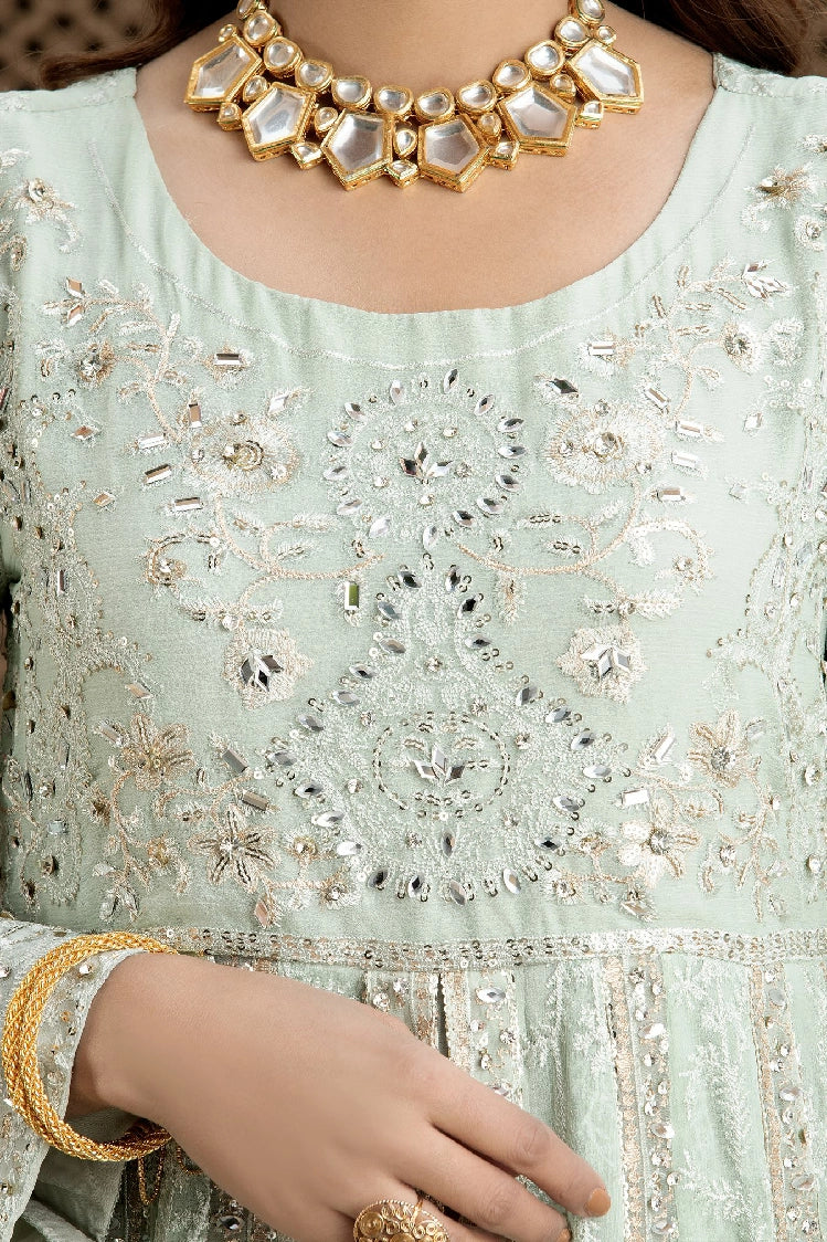 Picture of Manahils - Kurti-B-007-Aqua - Available at Raja Sahib