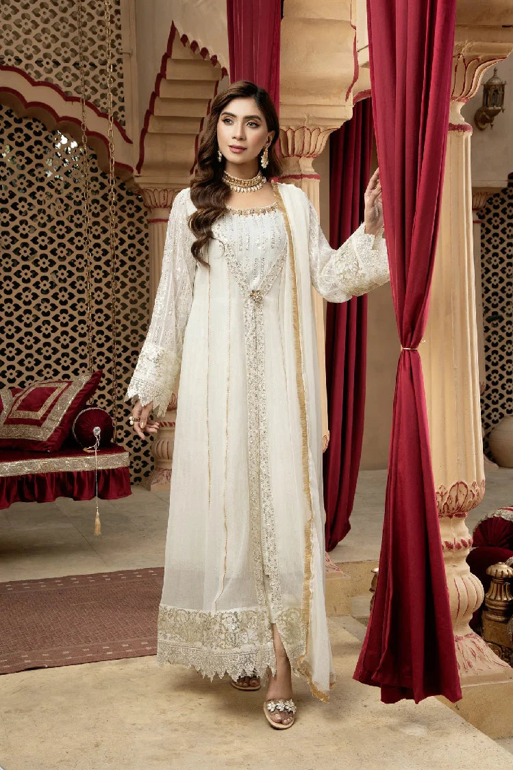 Picture of Manahils - Kurti-B-005-Off White - Available at Raja Sahib