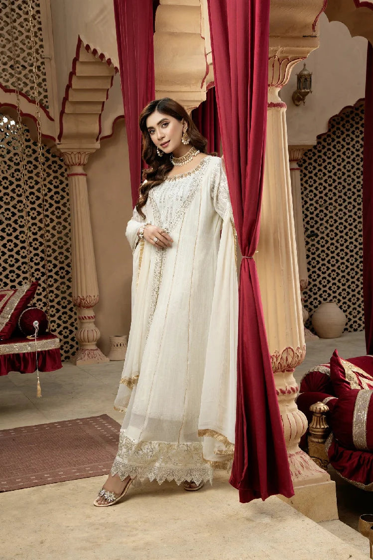 Picture of Manahils - Kurti-B-005-Off White - Available at Raja Sahib