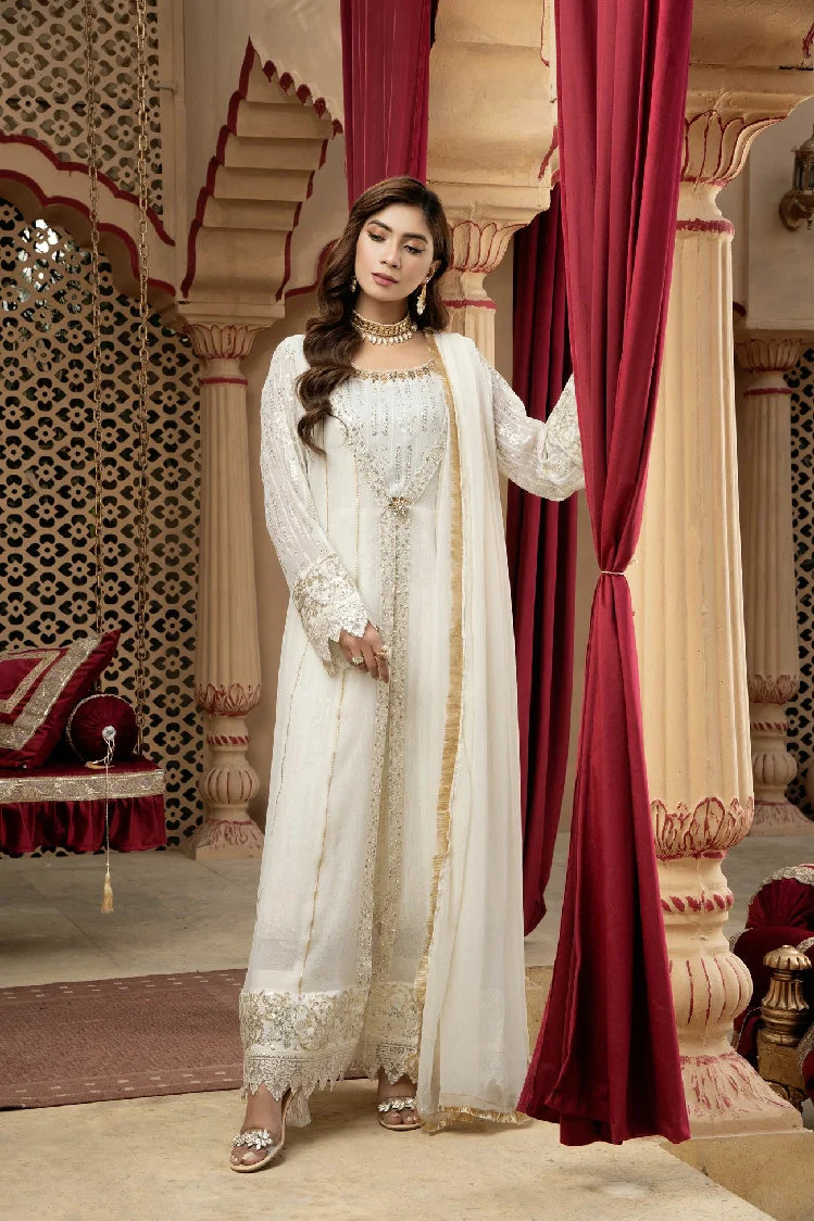 Picture of Manahils - Kurti-B-005-Off White - Available at Raja Sahib