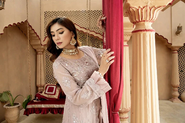 Picture of Manahils - Kurti-B-006-Lilac - Available at Raja Sahib