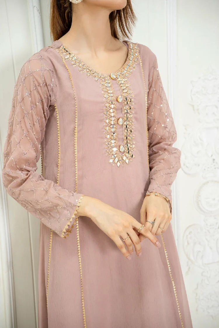 Picture of Manahils - Kurti 123-Lilac - Available at Raja Sahib