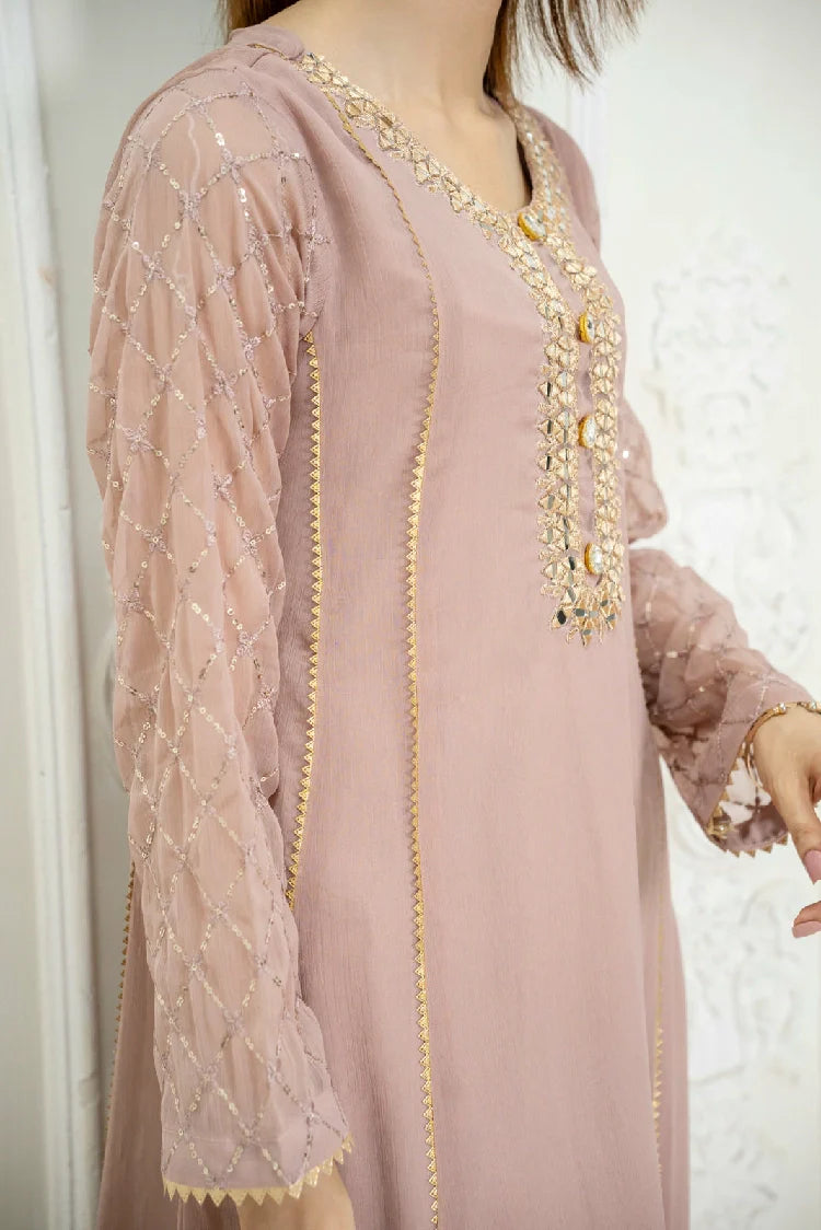 Picture of Manahils - Kurti 123-Lilac - Available at Raja Sahib