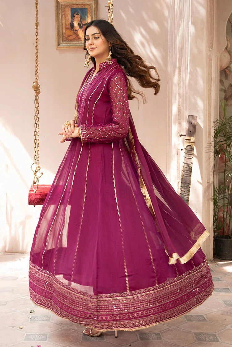 Picture of Manahils - Rang Nirala Collection - Kurti 106-Magenta Haze - Available at Raja Sahib