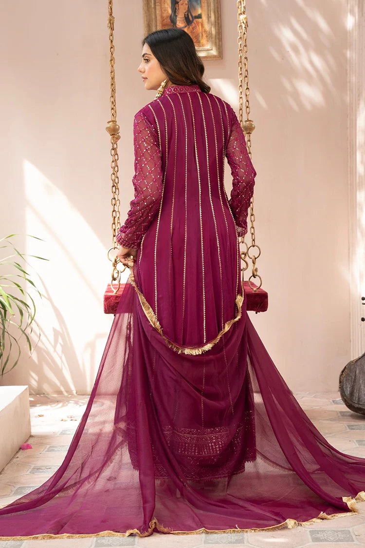 Picture of Manahils - Rang Nirala Collection - Kurti 106-Magenta Haze - Available at Raja Sahib