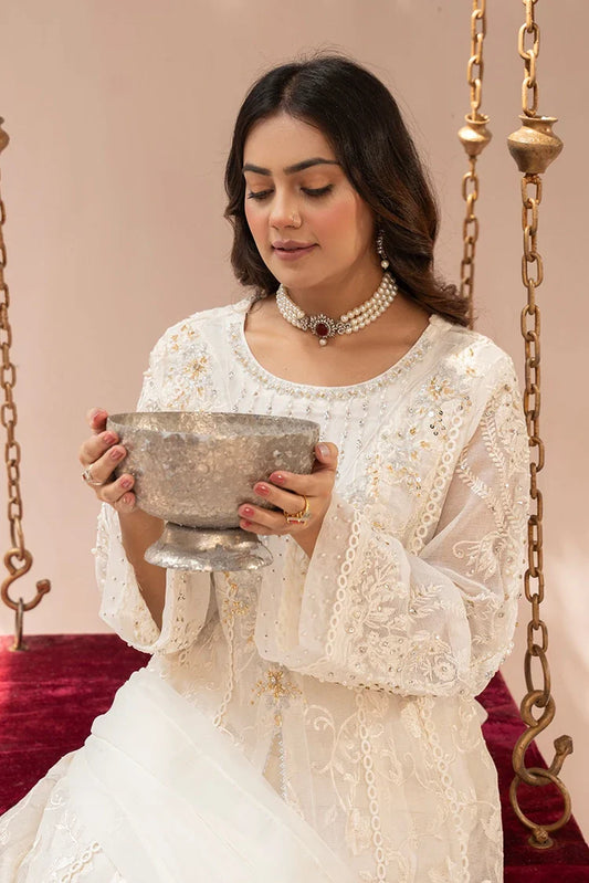 Picture of Manahils - Rang Nirala Collection - K-160-Off White - Available at Raja Sahib