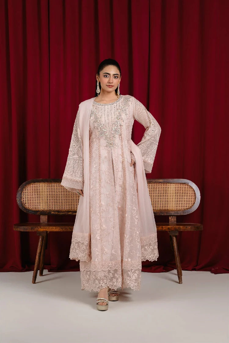 Picture of Manahils - K-160-Peach - Available at Raja Sahib