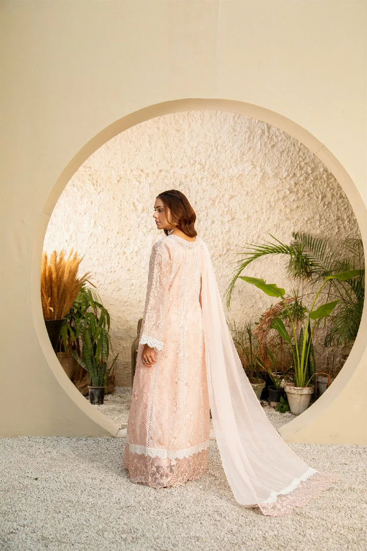 Picture of Manahils - K-152-Peach - Available at Raja Sahib