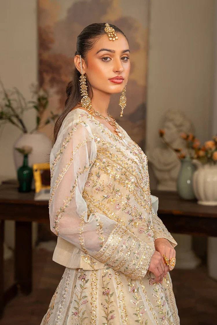 Picture of Manahils - Couture Collection - Luxury-001-Beige - Available at Raja Sahib