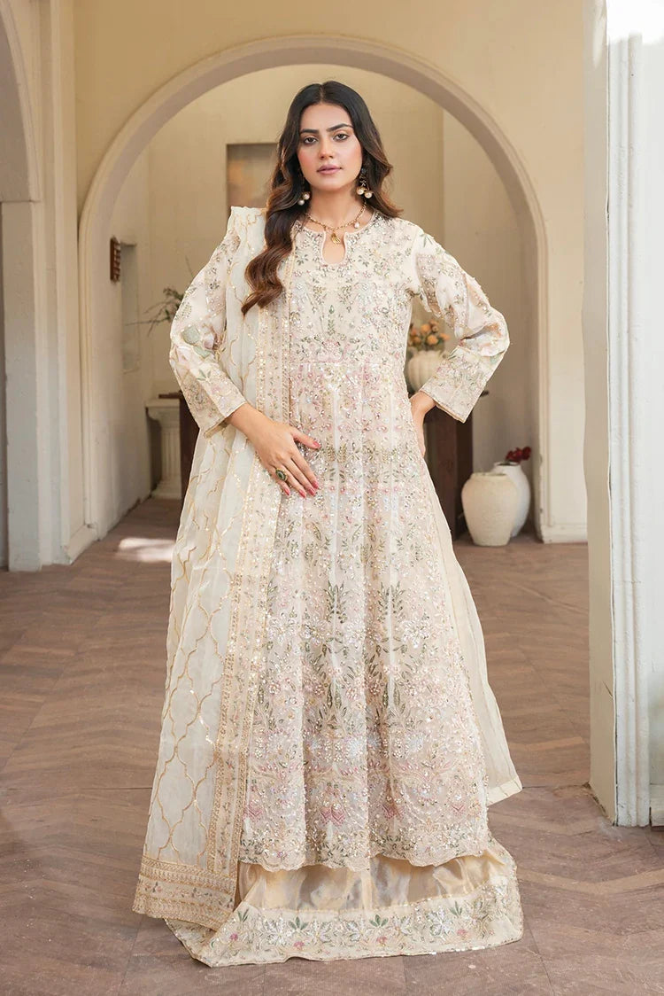 Picture of Manahils - Couture Collection - Luxury-022-Beige - Available at Raja Sahib