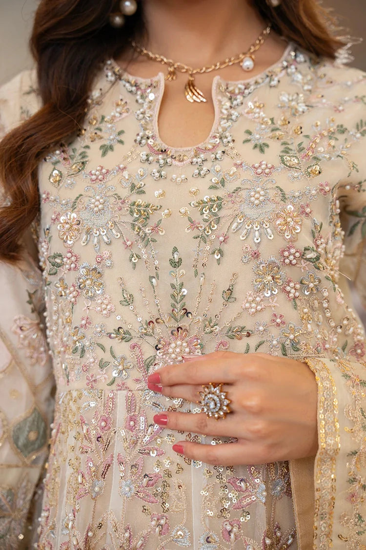 Picture of Manahils - Couture Collection - Luxury-022-Beige - Available at Raja Sahib