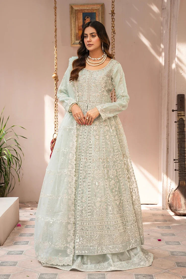 Picture of Manahils - Couture Collection - Luxury-018-Mint Green - Available at Raja Sahib