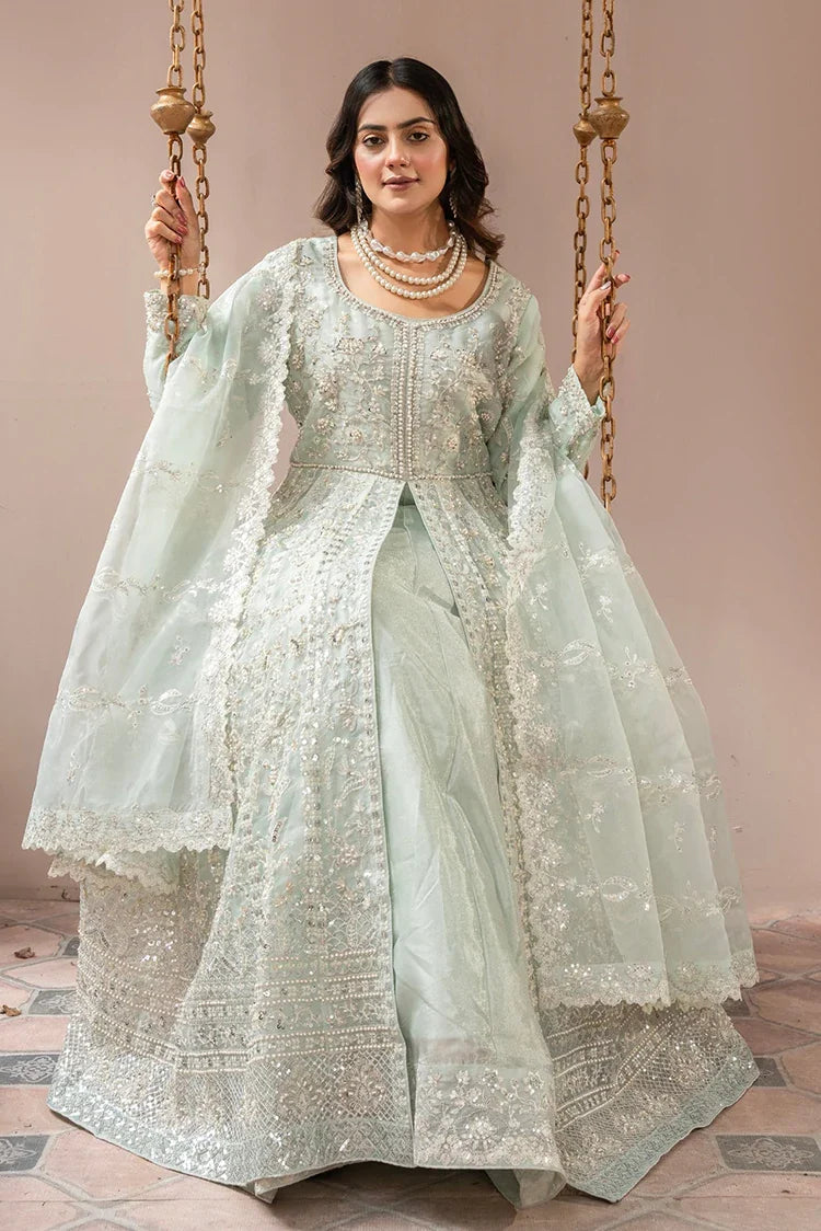 Picture of Manahils - Couture Collection - Luxury-018-Mint Green - Available at Raja Sahib