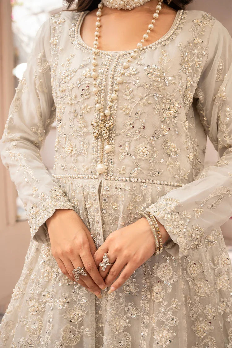 Picture of Manahils - Couture Collection - Luxury-018-Silver - Available at Raja Sahib