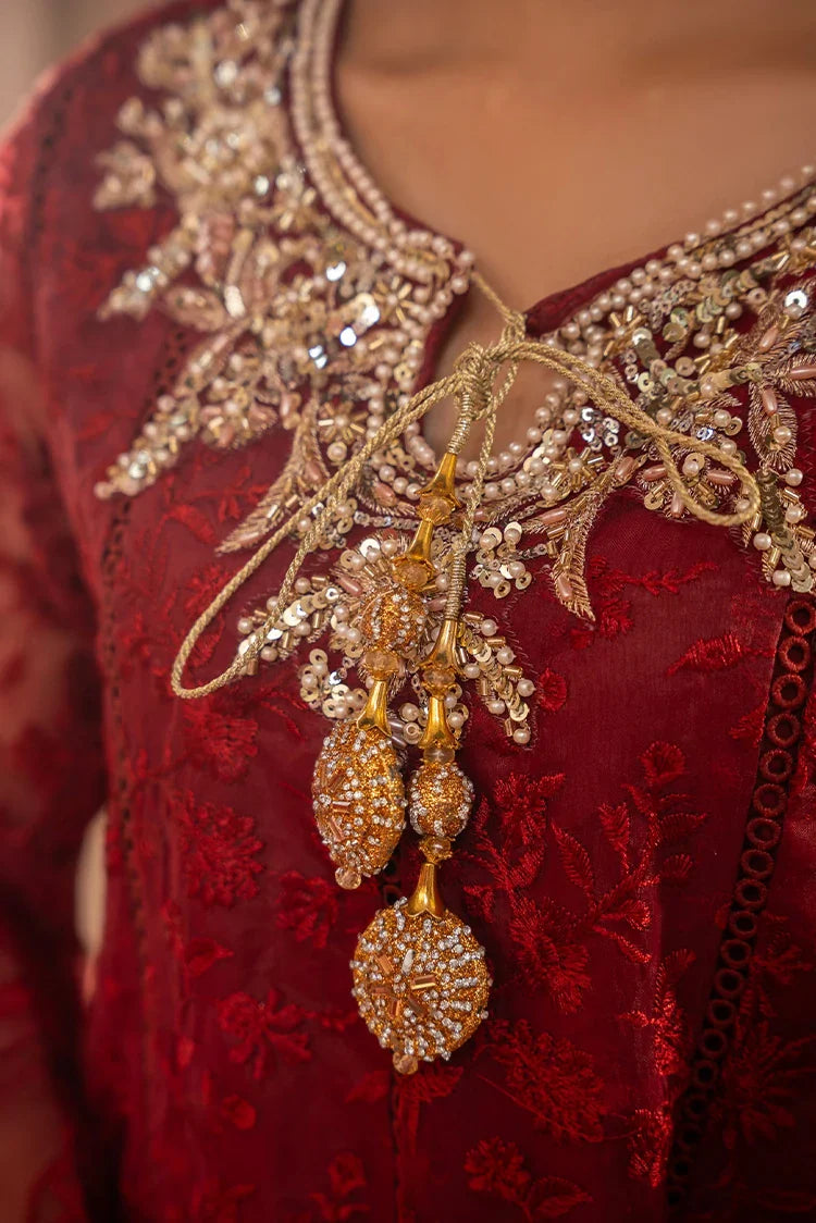 Picture of Manahils - Rang Nirala Collection - K-171-Maroon - Available at Raja Sahib