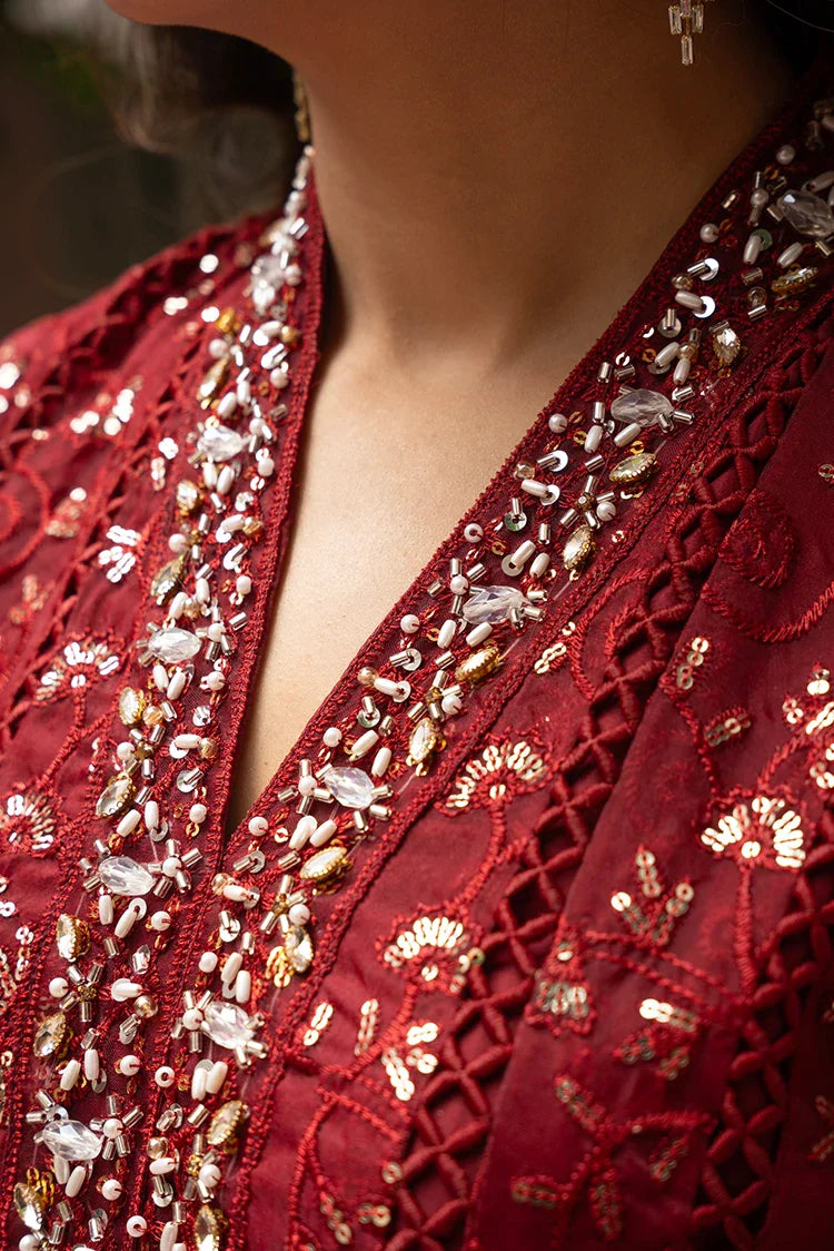 Picture of Manahils - Rang Nirala Collection - K-151-Maroon - Available at Raja Sahib