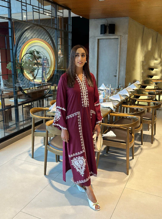 Picture of Manahils - Majestic Spade Georgette Fabric - Available at Raja Sahib