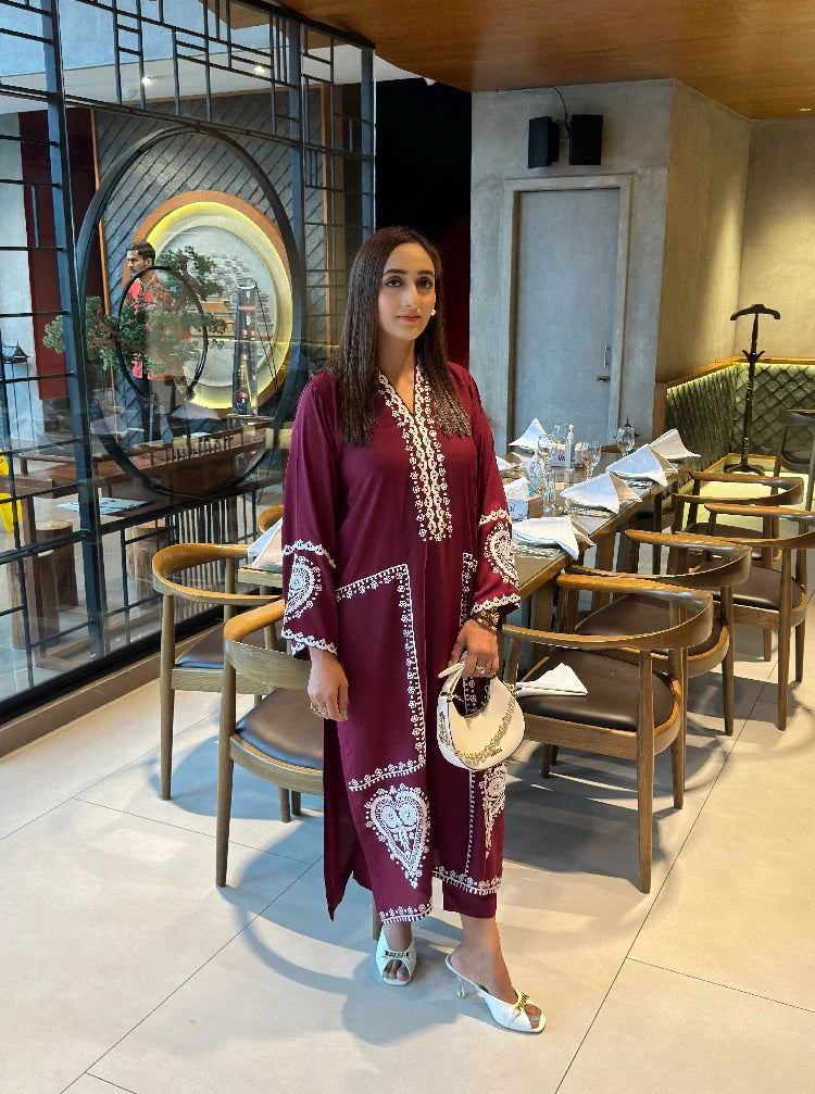 Picture of Manahils - Majestic Spade Georgette Fabric - Available at Raja Sahib