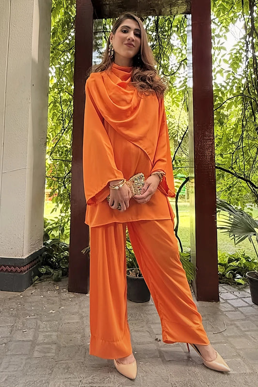 Manahils - Orange Drape