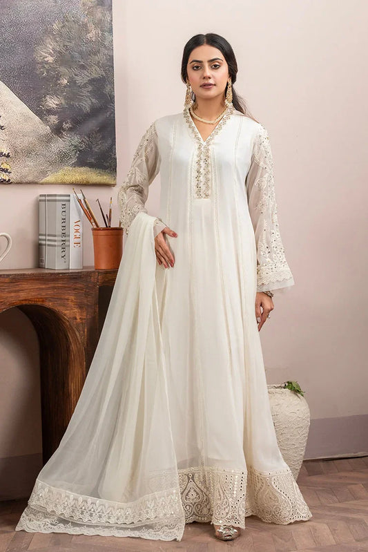 Picture of Manahils - Rang Nirala Collection - K-165-Off White - Available at Raja Sahib