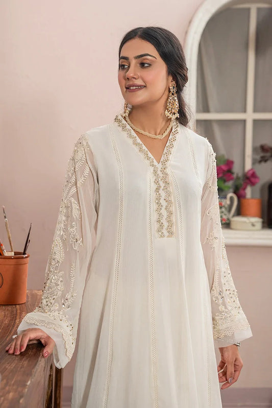 Picture of Manahils - Rang Nirala Collection - K-165-Off White - Available at Raja Sahib