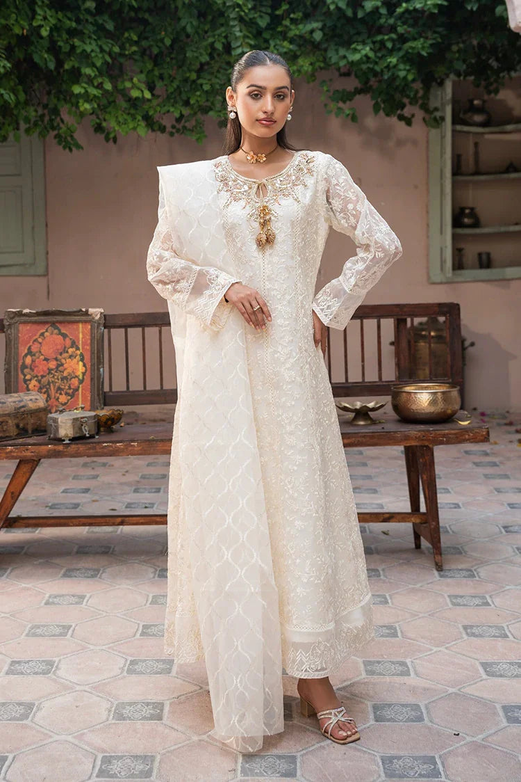 Picture of Manahils - Rang Nirala Collection - K-171-Off White - Available at Raja Sahib