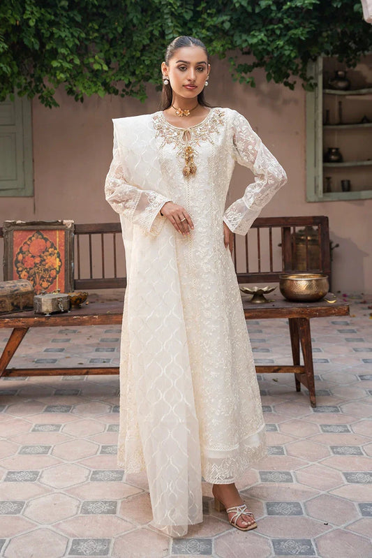 Picture of Manahils - Rang Nirala Collection - K-171-Off White - Available at Raja Sahib
