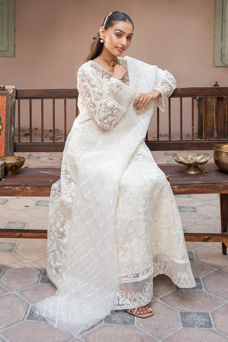 Picture of Manahils - Rang Nirala Collection - K-171-Off White - Available at Raja Sahib