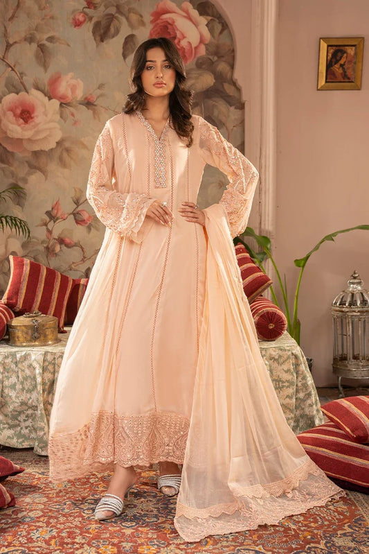 Picture of Manahils - Rang Nirala Collection - K-165-Peach - Available at Raja Sahib