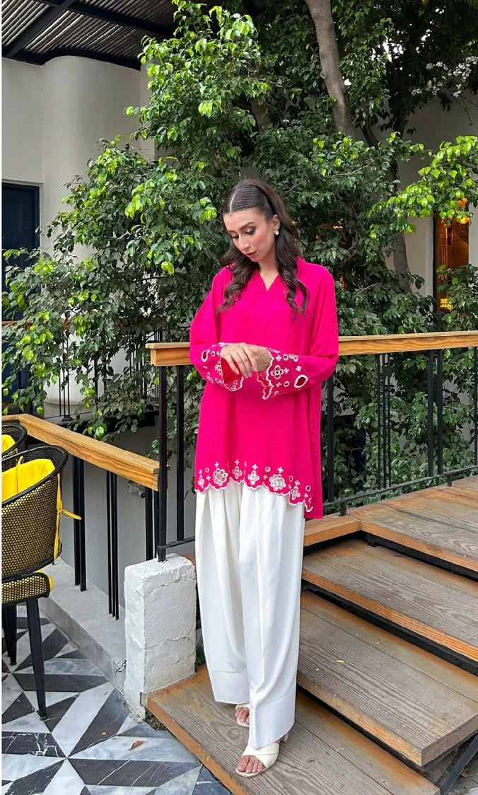 Picture of Manahils - Pink Flair - Available at Raja Sahib