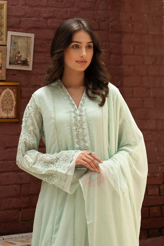 Picture of Manahils - Rang Nirala Collection - K-165-Pastel Green - Available at Raja Sahib