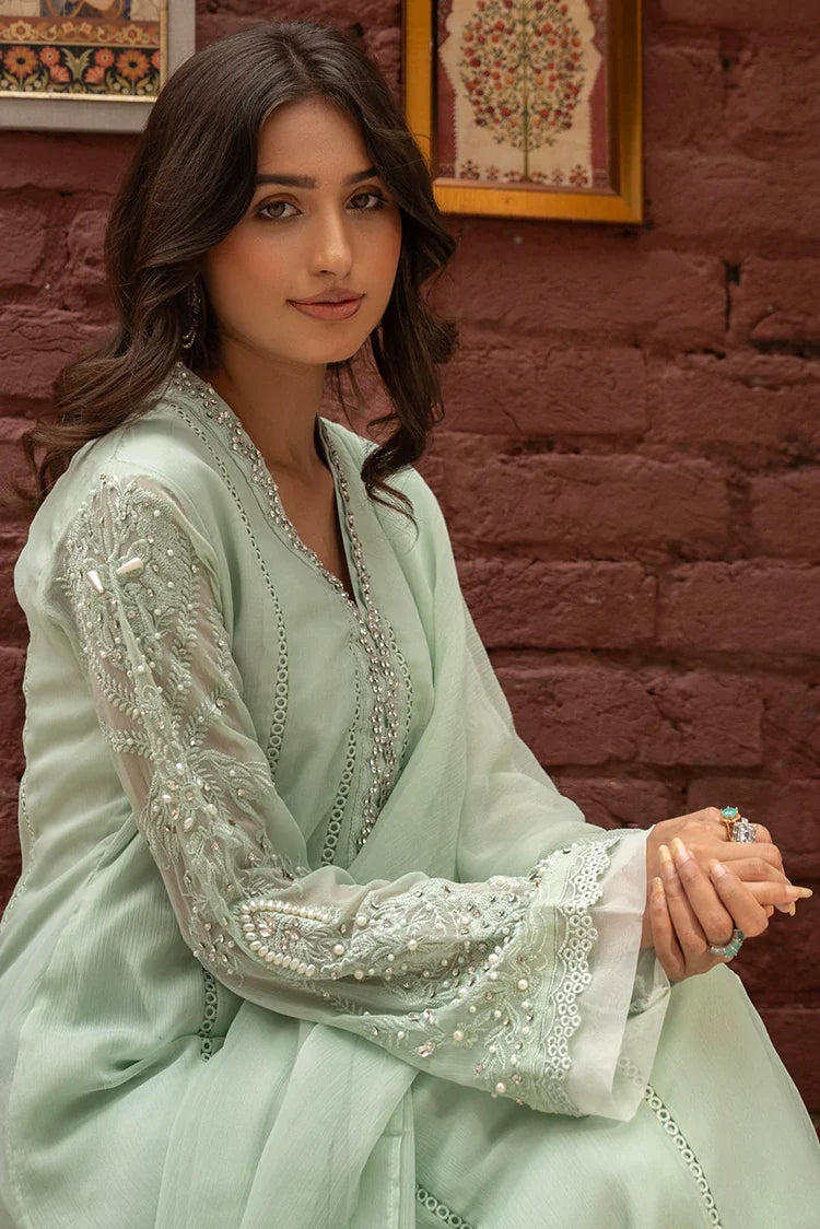 Picture of Manahils - Rang Nirala Collection - K-165-Pastel Green - Available at Raja Sahib
